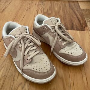 Nike Beige and Cream Dunks
